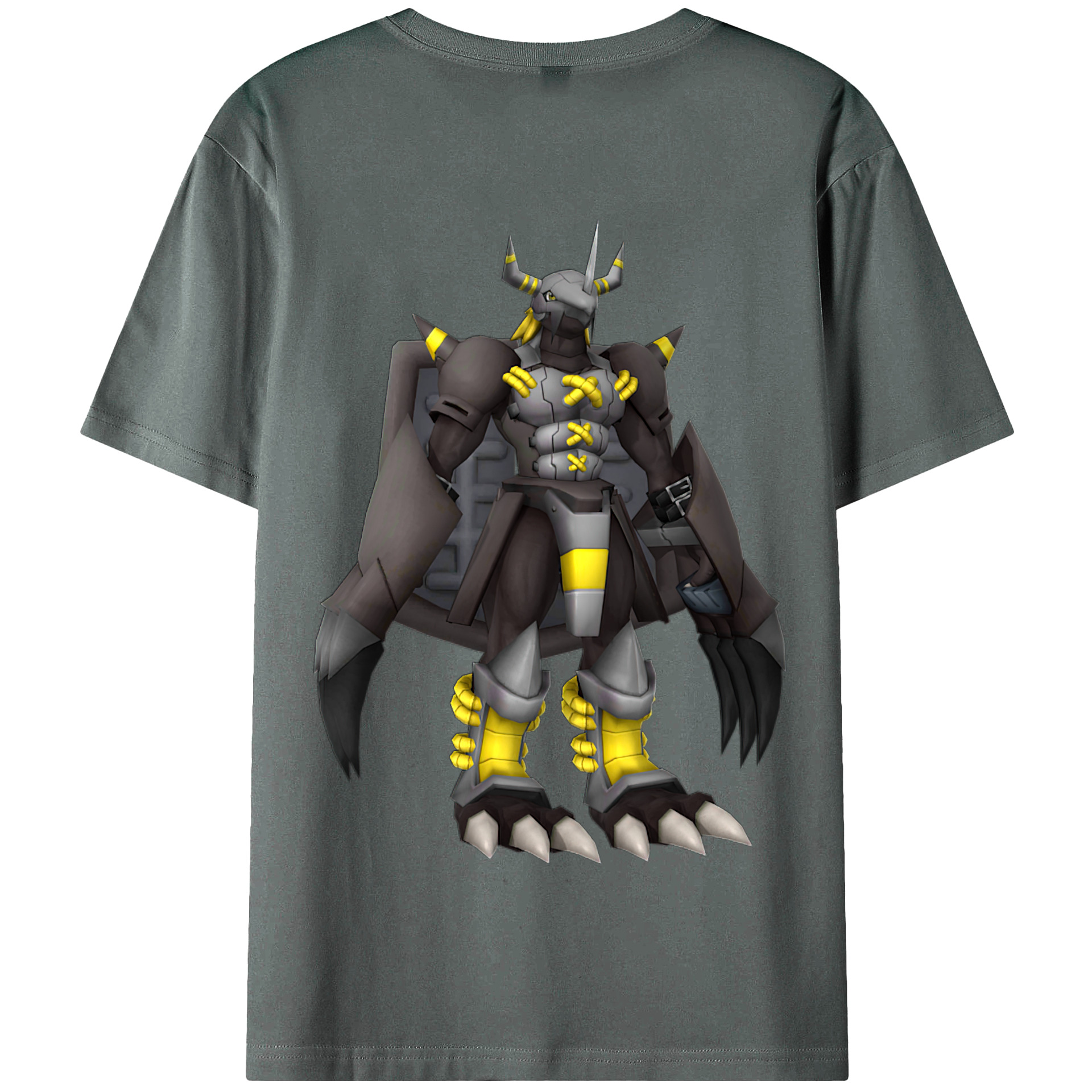 （画像用） Digimon デジタルモンスター/デジモン 綿100％半袖Tシャツ（背面プリント）